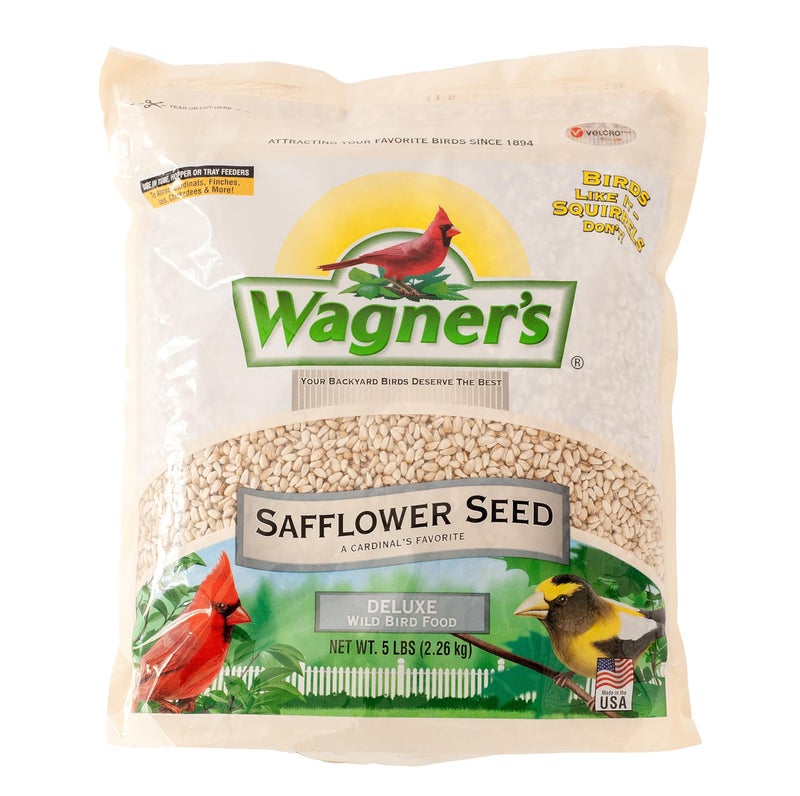 Wagner's 57075 Safflower Seed Wild Bird Food, 5 Pound (Pack of 1) - Image 1